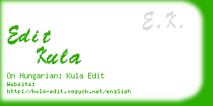 edit kula business card